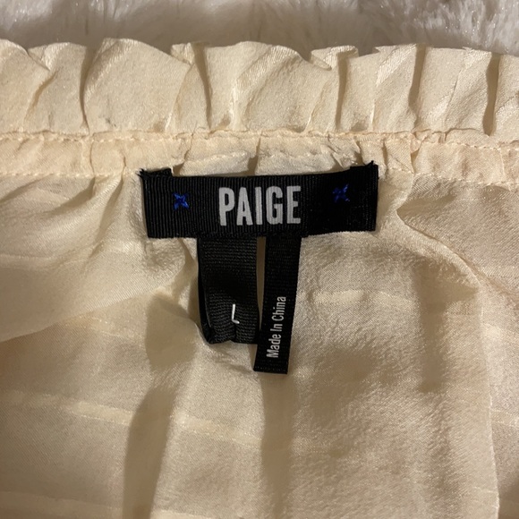 PAIGE Silvette Ruffle Silk Blouse - Picture 7 of 17